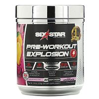 Six Star, Pre-Workout Explosion, розовый лимонад, 210 г (7,41 унции)