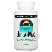 Source Naturals, Ultra-Mag, 120 таблеток