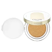 Missha, Glow Cushion, No. 21 Vanilla, 0.49 oz (14 g)