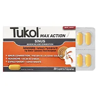 Tukol, Max Action, Sinus, 20 Caplets