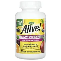 Nature&#x27;s Way, Alive! Women&#x27;s 50+ Complete Multivitamin, 110 Tablets