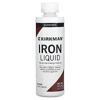 Kirkman Labs, Iron Liquid, Natural Peach Mango, 8 fl oz (237 ml)