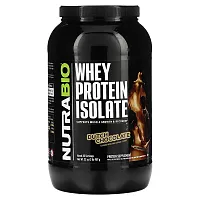 NutraBio, Whey Protein Isolate, Dutch Chocolate, 2 lb (907 g)