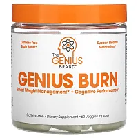 The Genius Brand, Genius Burn, Caffeine-Free, 60 Veggie Capsules