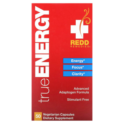 Redd Remedies, TrueEnergy, 50 Vegetarian Capsules