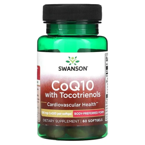 Swanson, CoQ10 with Tocotrienols, 100 mg, 60 Softgels