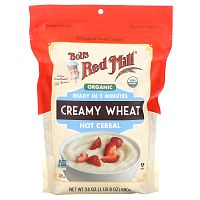 Bob's Red Mill, Органические сливочные пшеничные хлопья, 680 г (24 унции)