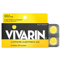 Vivarin, Caffeine Alertness Aid, 200 mg, 16 Tablets