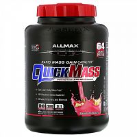 ALLMAX, Quick Mass, катализатор быстрого набора массы, клубника-банан, 2,72 кг (6 фунтов)