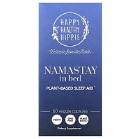 Happy Healthy Hippie, Namastay In Bed, Plant-Based Sleep Aid, 60 Veggie Capsules