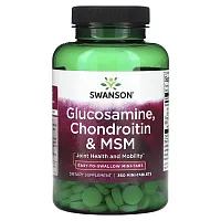 Swanson, Glucosamine, Chondroitin &amp; MSM, 360 Mini Tablets