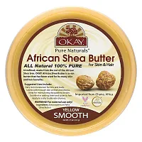 Okay Pure Naturals, African Shea Body Butter, For Skin &amp; Hair, 7.5 oz (212 g)