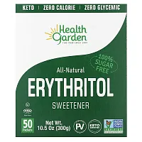 Health Garden, All-Natural Erythritol Sweetener, 50 Packets, 0.21 oz (6 g) Each