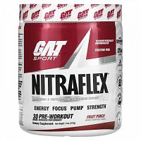 GAT, Sport, NITRAFLEX, со вкусом фруктового пунша, 312 г (11 унций)