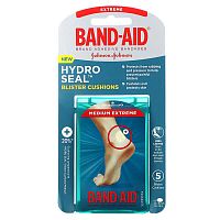 Band Aid, Hydro Seal, Blister Cushions, Medium Extreme, 5 Cushions