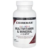 Kirkman Labs, Children&#x27;s Multivitamin &amp; Mineral with 5-MTHF, 120 Capsules