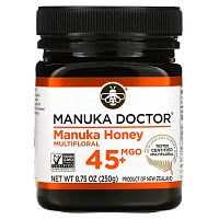 Manuka Doctor, мед манука из разнотравья, MGO 45+, 250 г (8,75 унции)