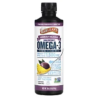 Barlean&#x27;s, Seriously Delicious, Omega-3 From Fish Oil, High Potency, Passion Pineapple Smoothie, 1,500 mg, 1 lb (454 g)