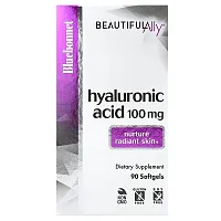 Bluebonnet Nutrition, Beautiful Ally, Hyaluronic Acid, 100 mg, 90 Softgels