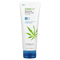 Andalou Naturals, CannaCell, растительный гель для душа, ромашка и листья мирта, 236 мл (8 жидк. Унций)