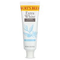 Burt's Bees, Зубная паста с фтором, экстрабелая, горная мята, 133 г (4,7 унции)