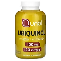 Qunol, Ubiqunol, 100 mg, 120 Softgels