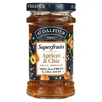 St. Dalfour, Superfruits, Fruit Spread, Apricot &amp; Chia , 6 oz (170 g)