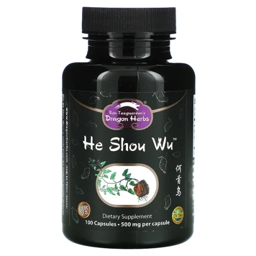 Dragon Herbs, He Shou Wu, 500 mg, 100 Capsules