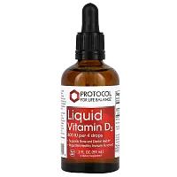 Protocol for Life Balance, Liquid Vitamin D3, 400 IU, 2 fl oz (59 ml)