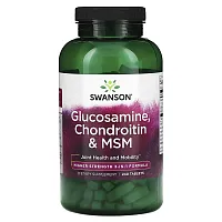 Swanson, Glucosamine, Chondroitin &amp; MSM, 240 Tablets