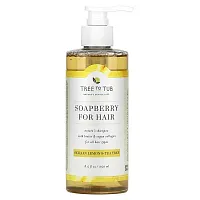 Tree To Tub, Soapberry For Hair Shampoo, For All Hair Types, Sicilian Lemon &amp; Tea Tree, 8.5 fl oz (250 ml)