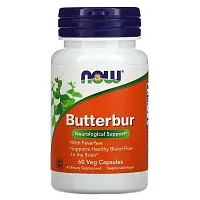 NOW Foods, Butterbur, 60 Veg Capsules