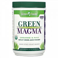 Green Foods, Green Magma, сок из зеленых побегов ячменя в порошке, 300 г (10,6 унции)