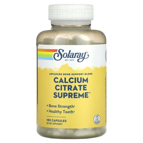 Solaray, Calcium Citrate Supreme, 180 Capsules