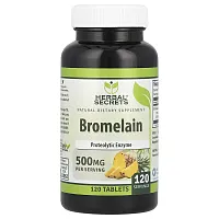 Herbal Secrets, Bromelain, 500 mg, 120 Tablets