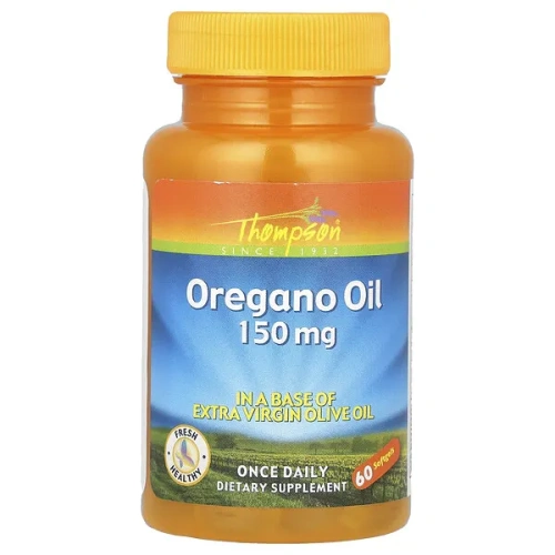 Thompson, Oregano Oil, 150 mg, 60 Softgels