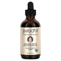 Pura D&#x27;or, Professional, Organic Biotin Cuticle &amp; Nail Oil, 4 fl oz (118 ml)