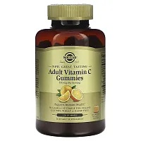 Solgar, Adult Vitamin C Gummies, Strawberry &amp; Orange, 500 mg, 120 Gummies (125 mg per Gummy)