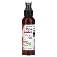 Seven Minerals, Rice Water Hair Spray with Rose &amp; MSM, 4 fl oz (120 ml)