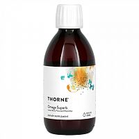 Thorne Research, Omega Superb, добавка с омега кислотами, со вкусом лимона и ягод, 250 мл (8,45 жидк. унции)