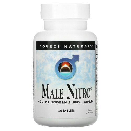 Source Naturals, Male Nitro, 30 таблеток