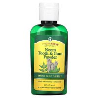 Organix South, TheraNeem Naturals, порошок для зубов и десен, ним и нежная мята, 40 г