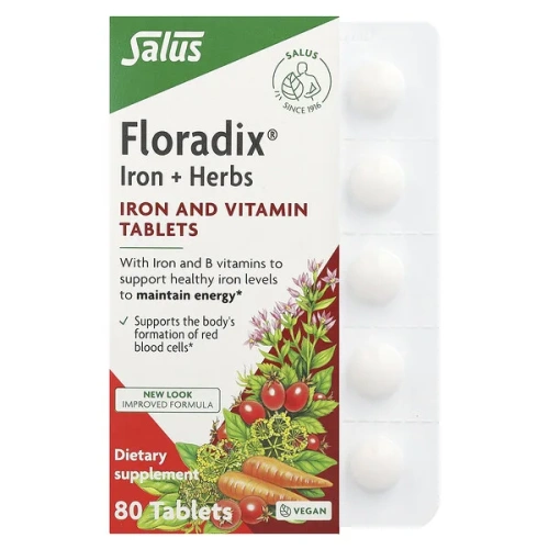 Floradix® Iron + Vitamin, 80 Tablets