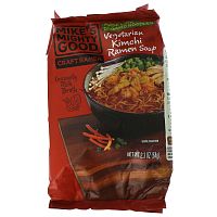 Mike's Mighty Good, Craft Ramen, Вегетарианский суп с кимчи рамэн, 2,3 унции (64 г)