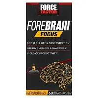 Force Factor, Forebrain Focus, 60 Vegetable Capsules