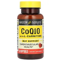 Mason Natural, CoQ10 with L-Carnitine, 50 Softgels