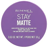 Rimmel London, Stay Matte, Loose Setting Powder, 001 Transparent, 0.63 oz (18 g)