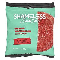 Shameless Snacks, Gummy Candy, Wassup Watermelon, 1.8 oz (50 g)