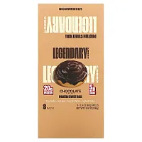 Legendary Foods, Protein Sweet Roll, Chocolate, 8 Pack, 2.4 oz (67 g) Each