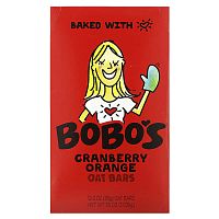 Bobo&#x27;s Oat Bars, Cranberry Orange Oat Bars, 12 Bars, 3 oz (85 g) Each